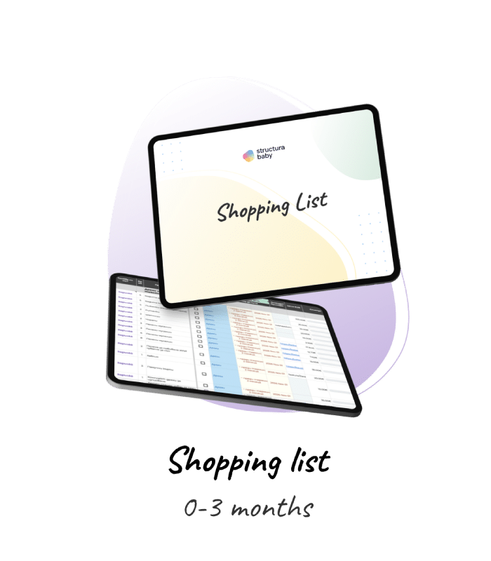 Baby Shopping List 0-3m